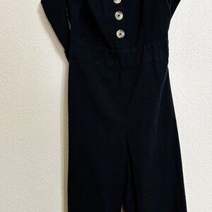 Express, Black jumpsuit, sleeveless, back tie, Size XS/TP